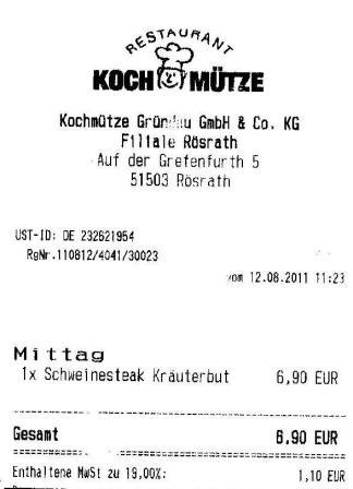 cpva Hffner Kochmtze Restaurant
